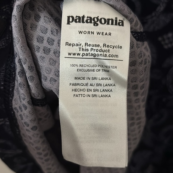 Patagonia Capilene Midweight Women’s Crew Baselayer Top Navy Blue Size XL - Picture 2 of 4